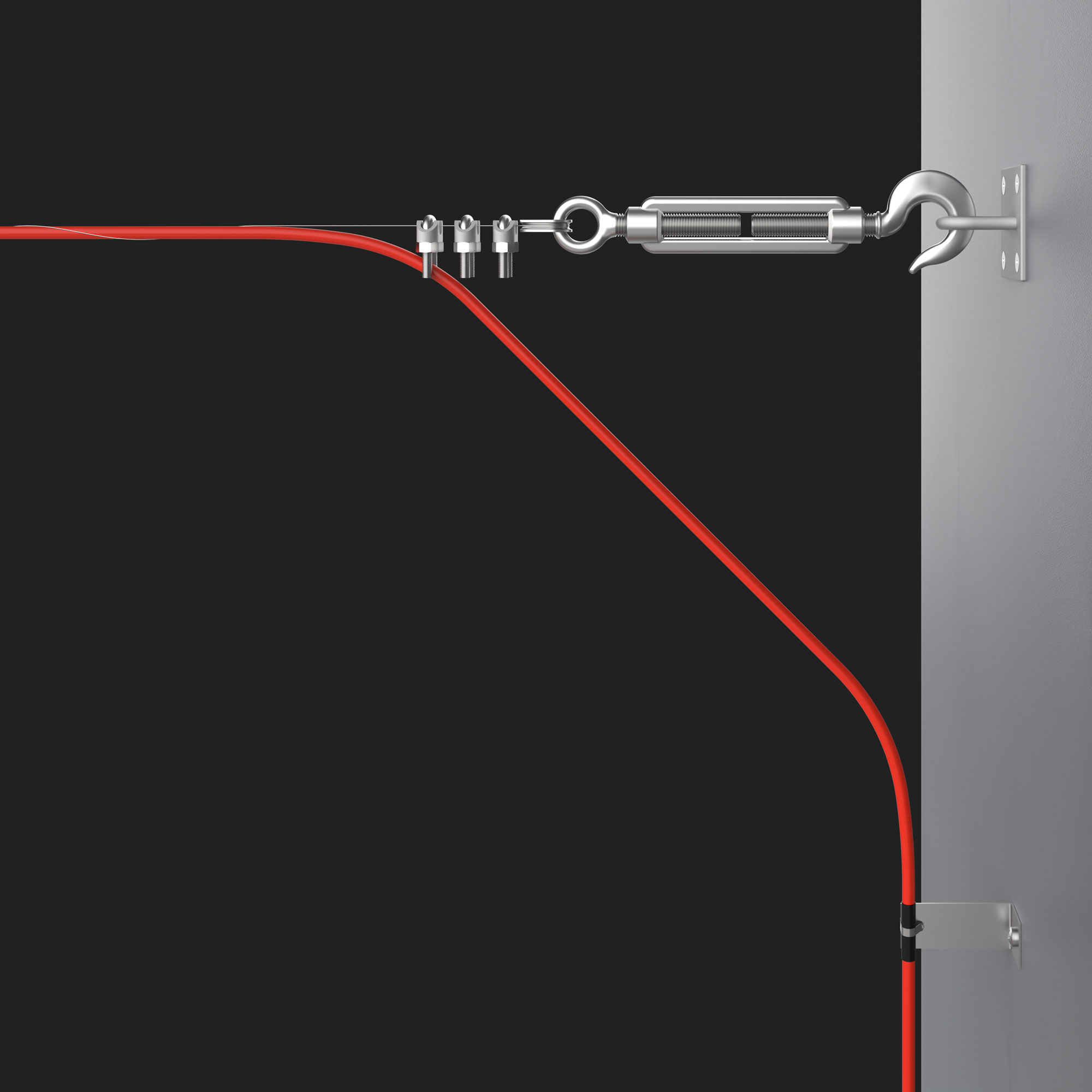 FyreLine Digital PVC LHD Cable with Messenger Wire