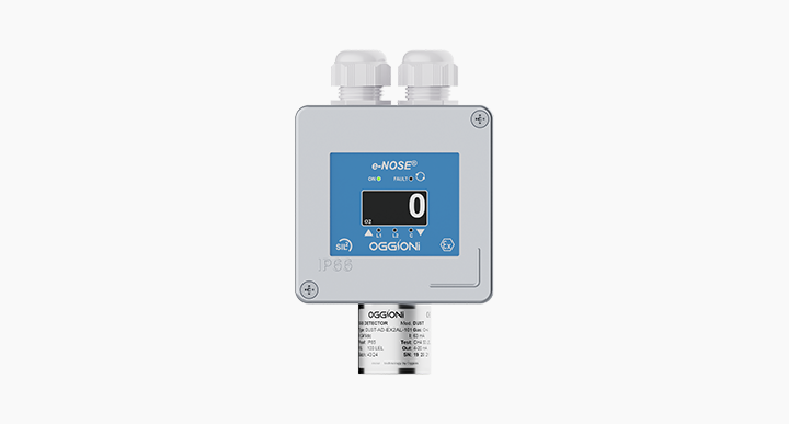 Oggioni DUST-DY Oxygen Gas Detector Orthographic Front
