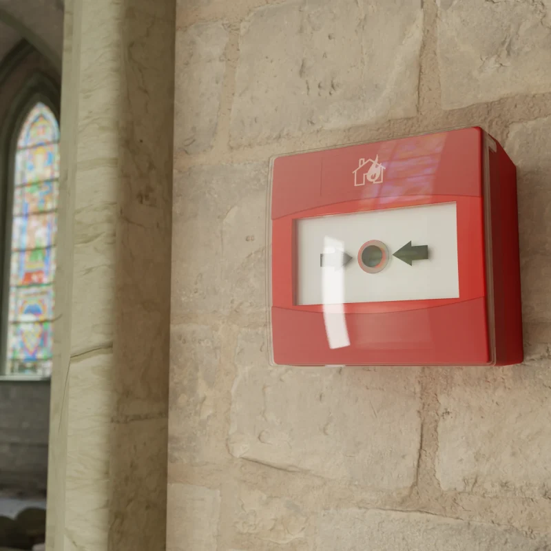 Fire Alarm Manual Call Point In Church